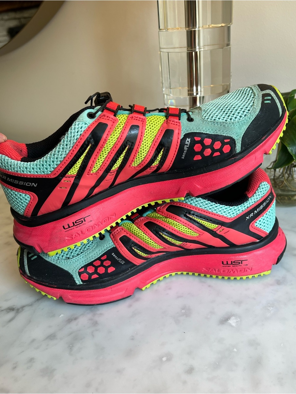 Salomon XR Mission 1 Women's Trail Running Quick Lace Shoes Size 8 - Picture 6 of 10